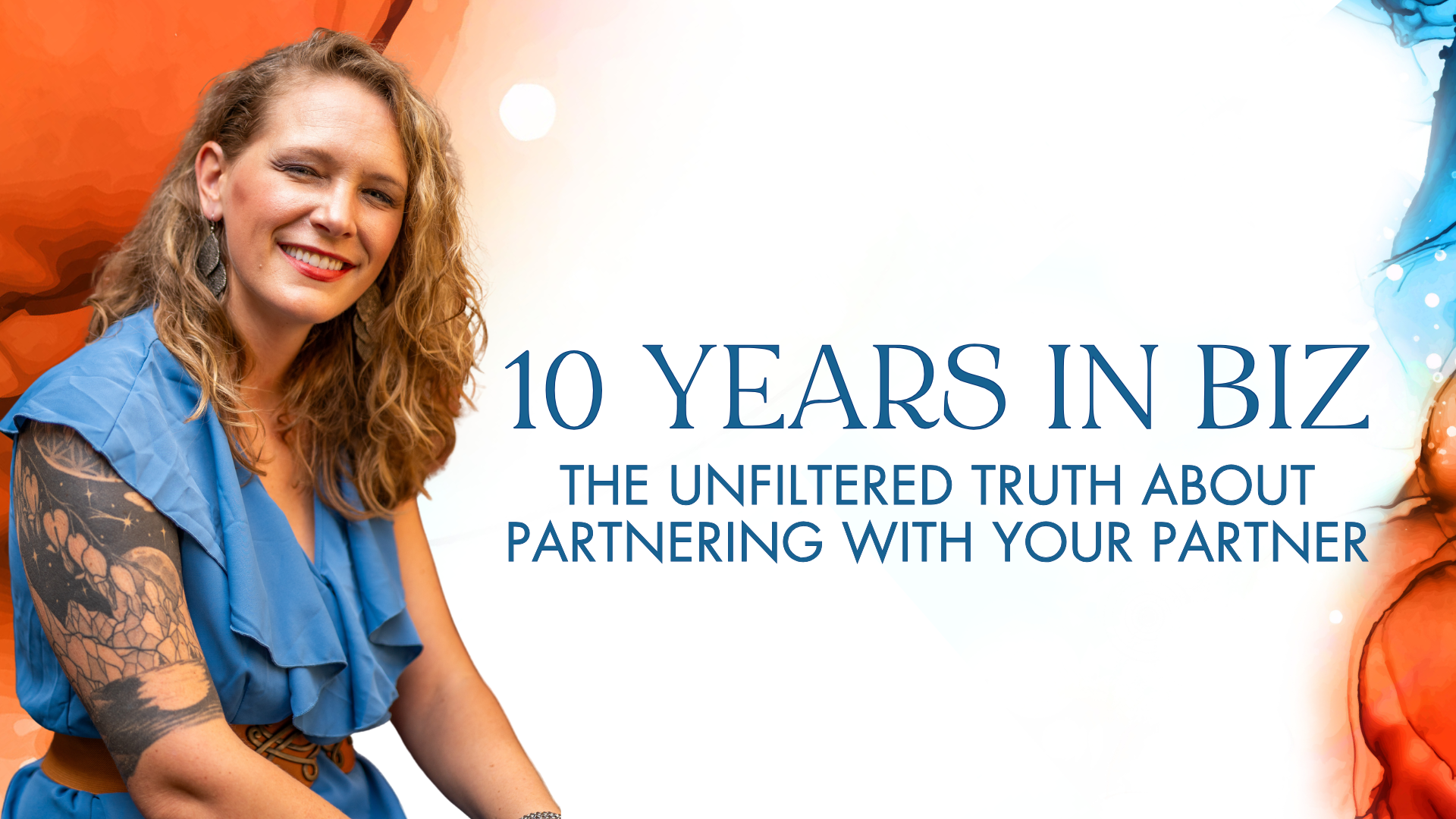 FINAL Values-Driven Life Newsletter Banner (1920 x 1080 px) 10 Years in Biz: The Unfiltered Truth About Partnering with Your Partner. Written by MaryBeth Hyland